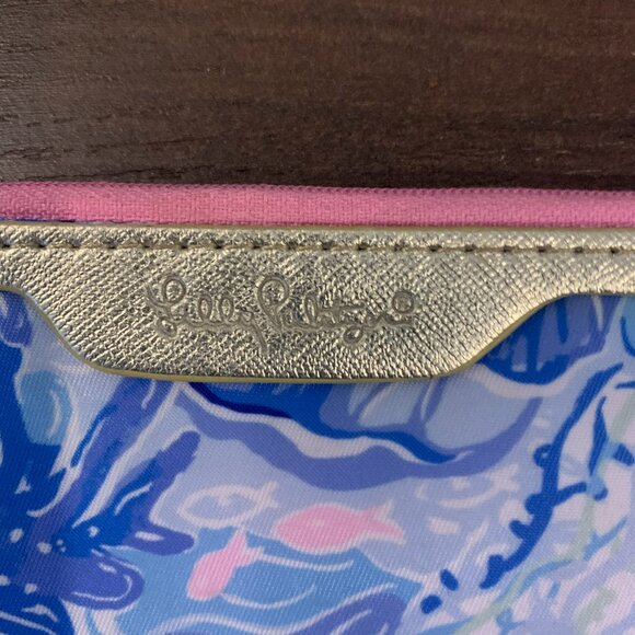 Lily Pulitzer ID Zipper Pouch and Key Chain - Picture 2 of 6